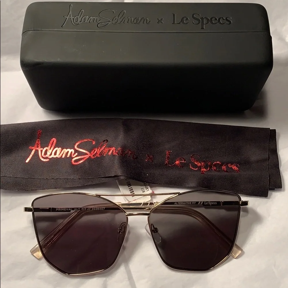 NWT Adam Selman x Le Specs Cat eye wire frame